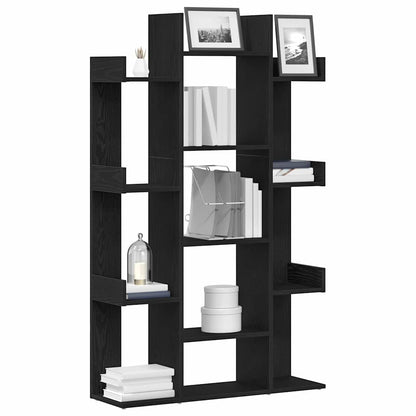 Libreria Rovere Nero 86 x 25,5 x 140 cm Legno multistrato