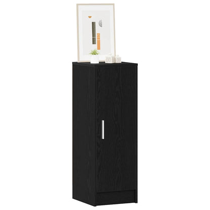 Mobile per scarpe Rovere Nero 32 x 35 x 92 cm Legno multistrato