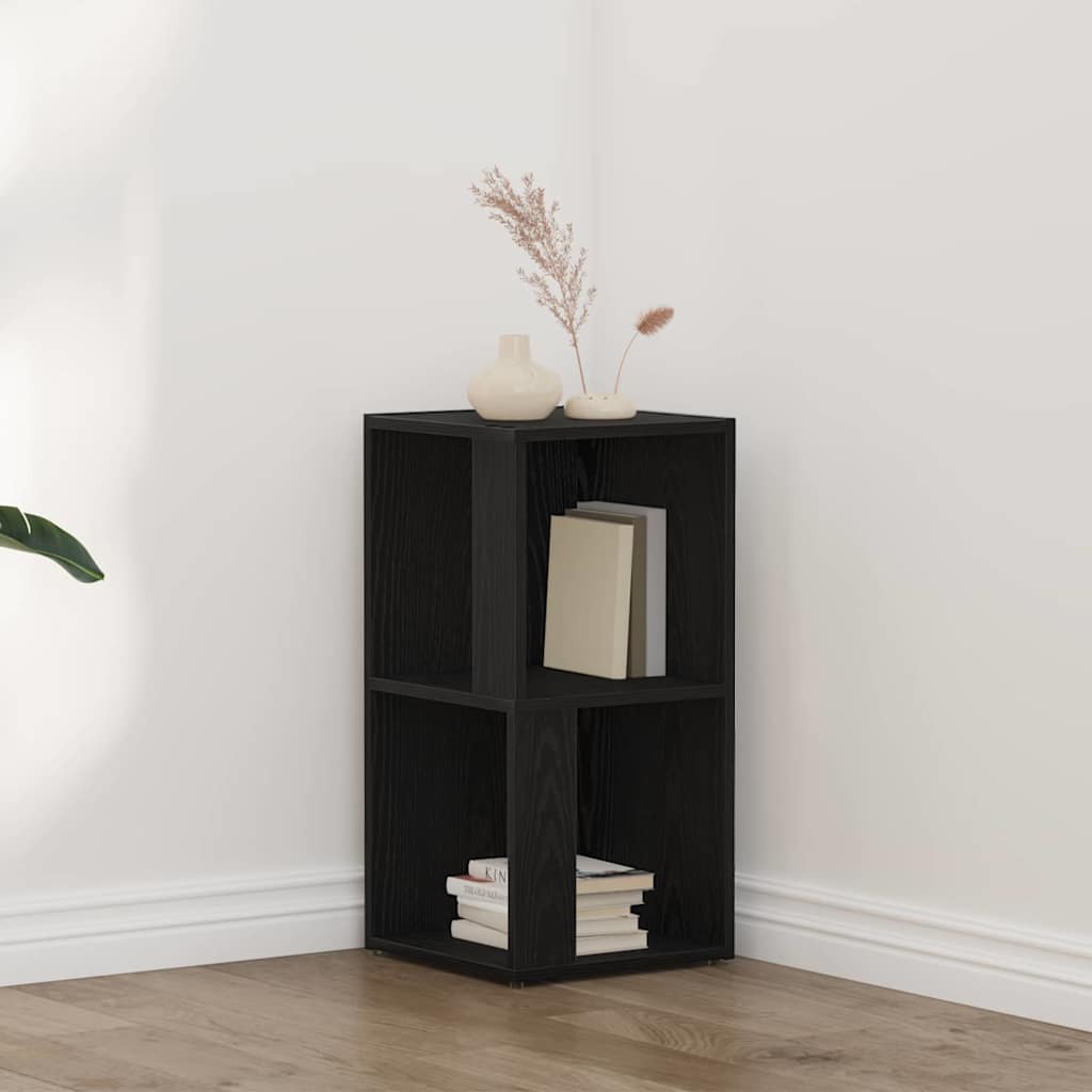 Mensole angolari Rovere Nero 33 x 33 x 67 cm Legno multistrato