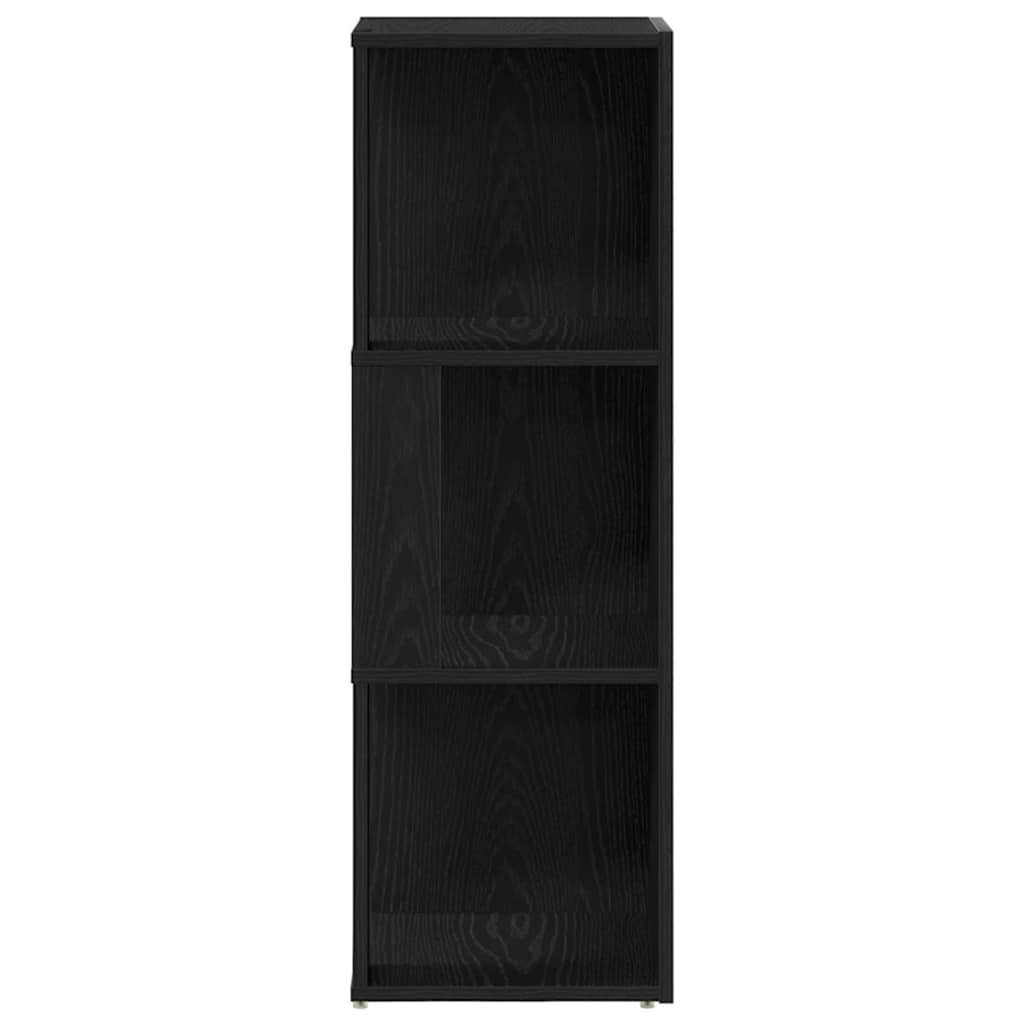 Mensole angolari Rovere Nero 33 x 33 x 100 cm Legno multistrato