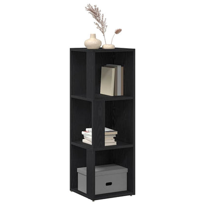 Mensole angolari Rovere Nero 33 x 33 x 100 cm Legno multistrato