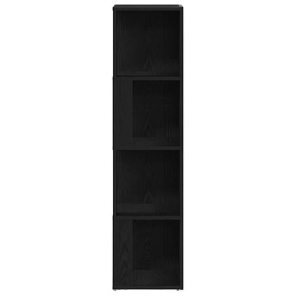 Mensole angolari Rovere Nero 33 x 33 x 132 cm Legno multistrato