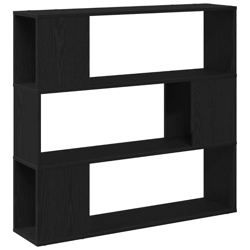 Set mobile TV Rovere Nero 100 x 24 x 94 cm Legno multistrato