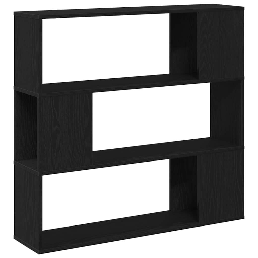 Set mobile TV Rovere Nero 100 x 24 x 94 cm Legno multistrato