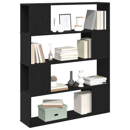 Set mobile TV Rovere Nero 100 x 24 x 124,5 cm Legno multistrato