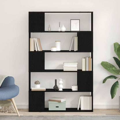 Set mobile TV Rovere Nero 100 x 24 x 155 cm Legno multistrato