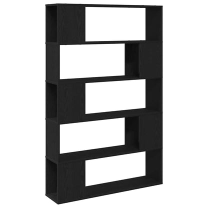 Set mobile TV Rovere Nero 100 x 24 x 155 cm Legno multistrato
