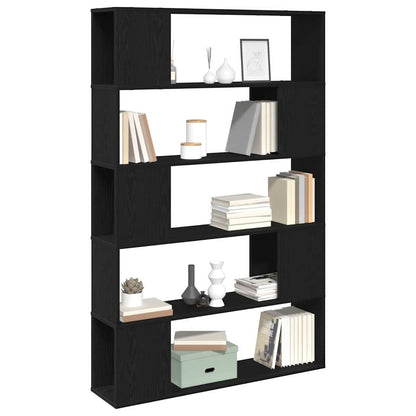 Set mobile TV Rovere Nero 100 x 24 x 155 cm Legno multistrato