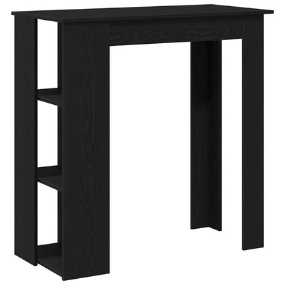 Tavolo da bar Rovere Nero 102 x 50 x 103,5 cm Legno multistrato