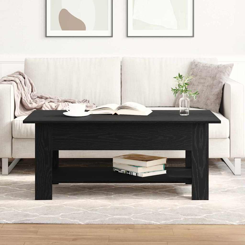 Tavolino da salotto Rovere Nero 102 x 55 x 42 cm