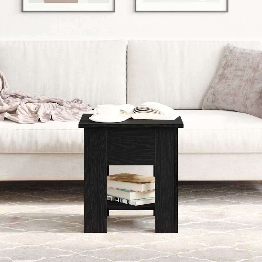 Tavolino da salotto Rovere Nero 40 x 40 x 42 cm