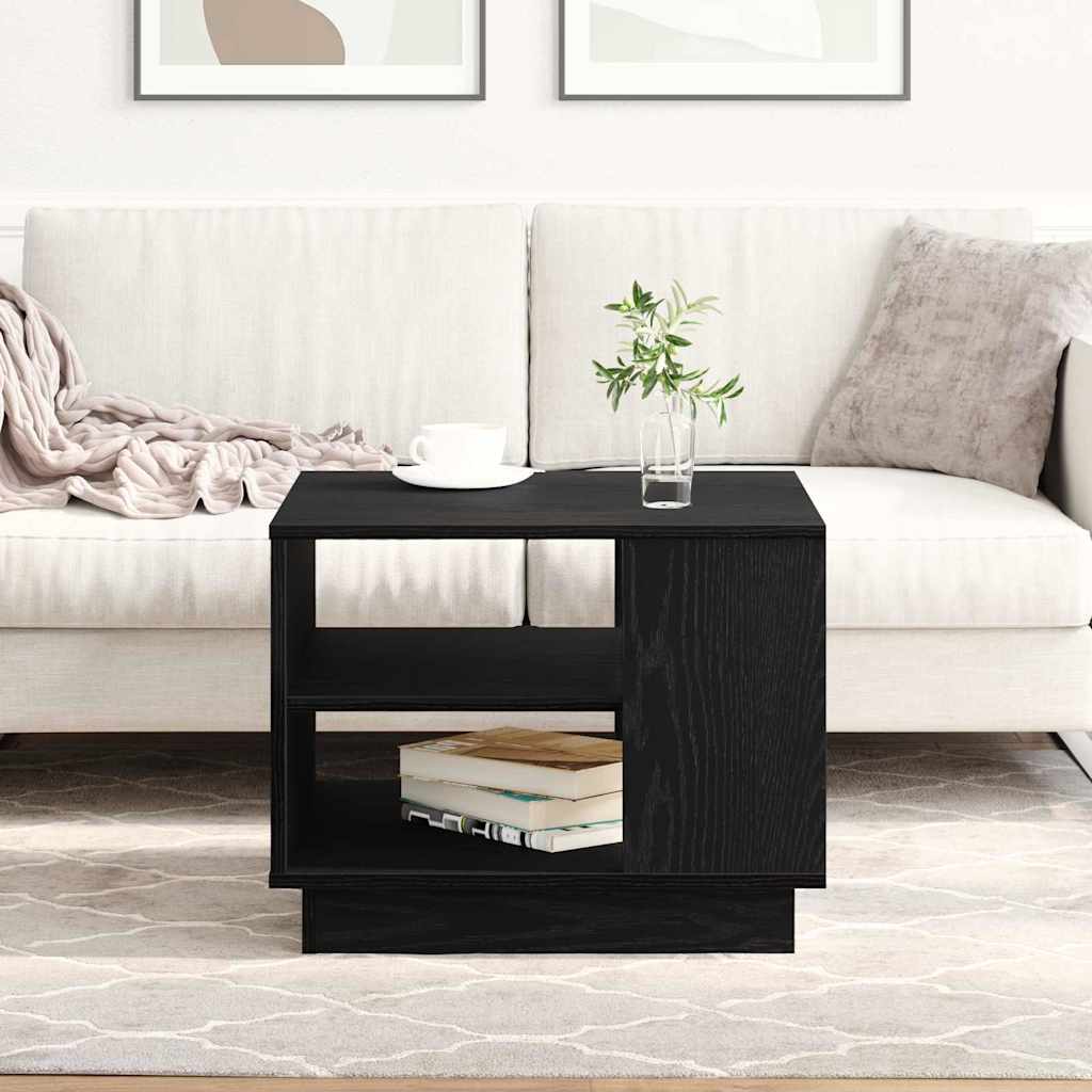Tavolino da salotto Rovere Nero 55 x 55 x 42 cm