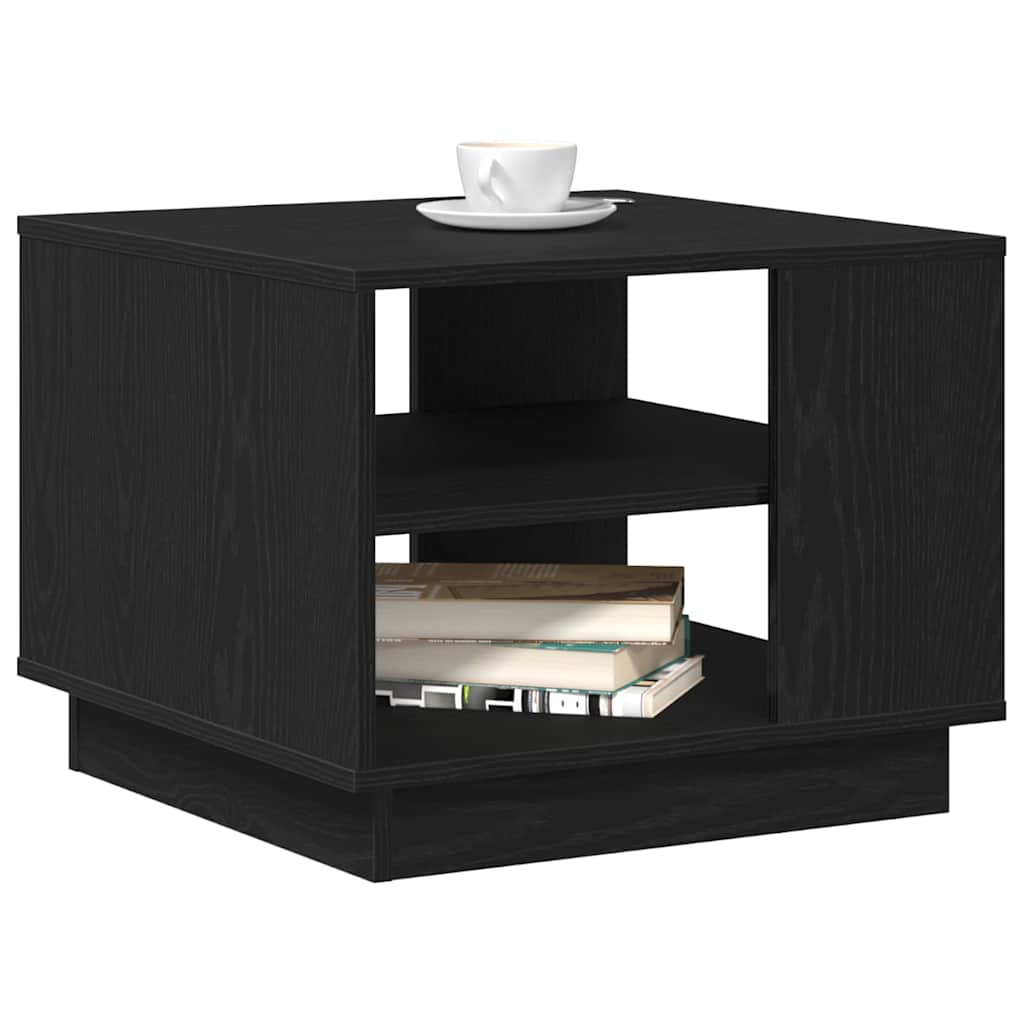 Tavolino da salotto Rovere Nero 55 x 55 x 42 cm