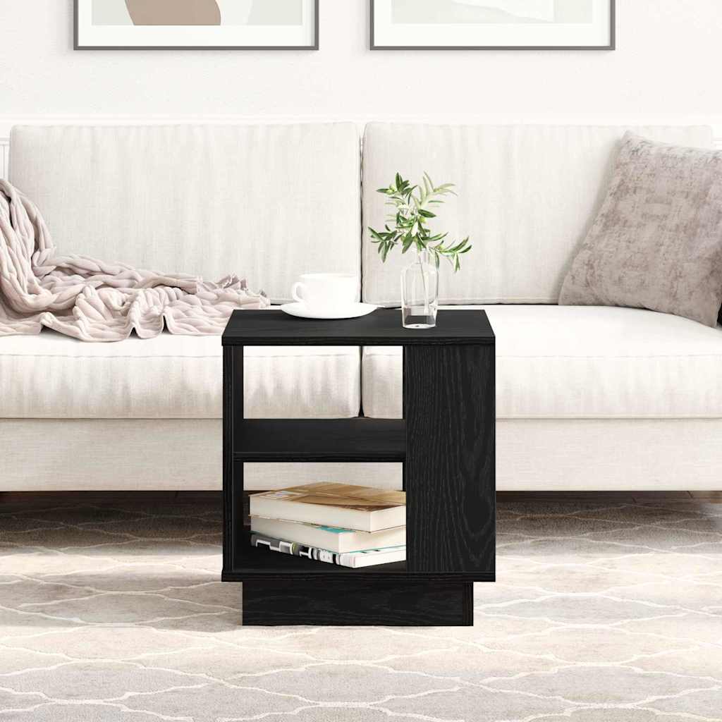 Tavolino da salotto Rovere Nero 40 x 40 x 43 cm