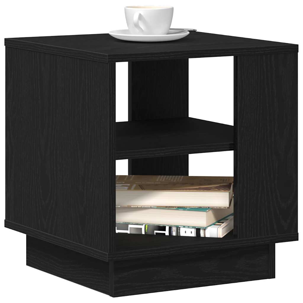 Tavolino da salotto Rovere Nero 40 x 40 x 43 cm