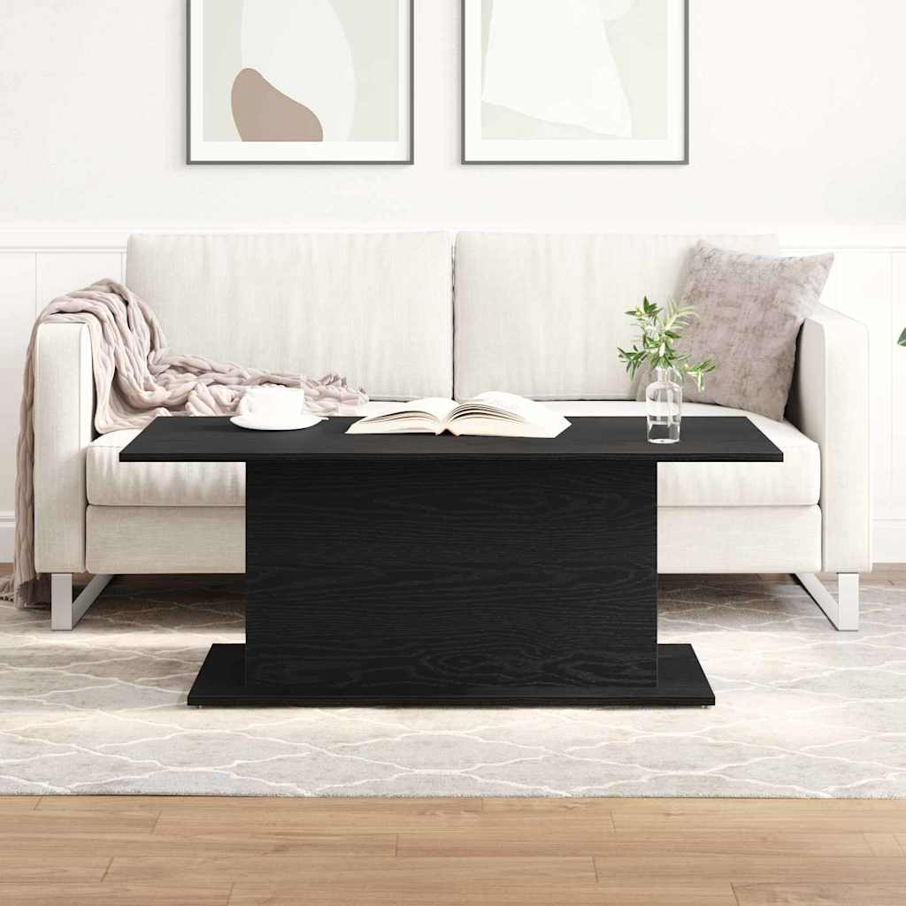 Tavolino da salotto Rovere Nero 102 x 55,5 x 40 cm