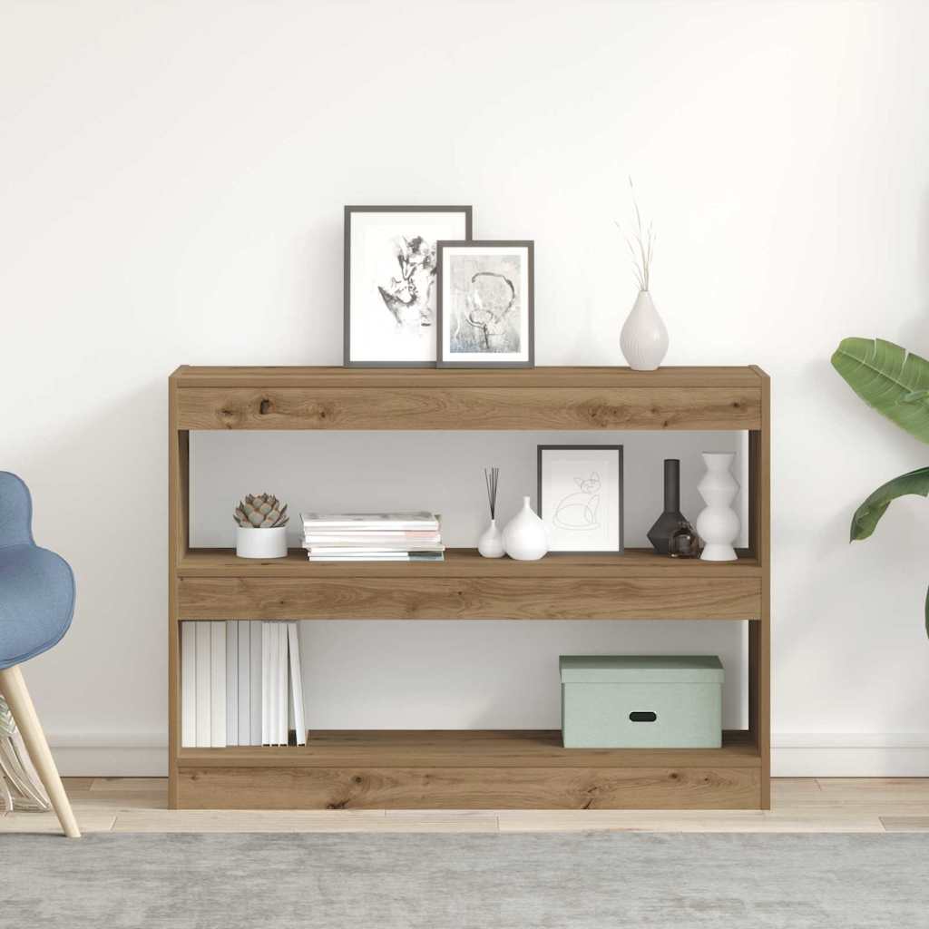 Libreria rovere artigianale 100 x 30 x 72 cm Legno multistrato