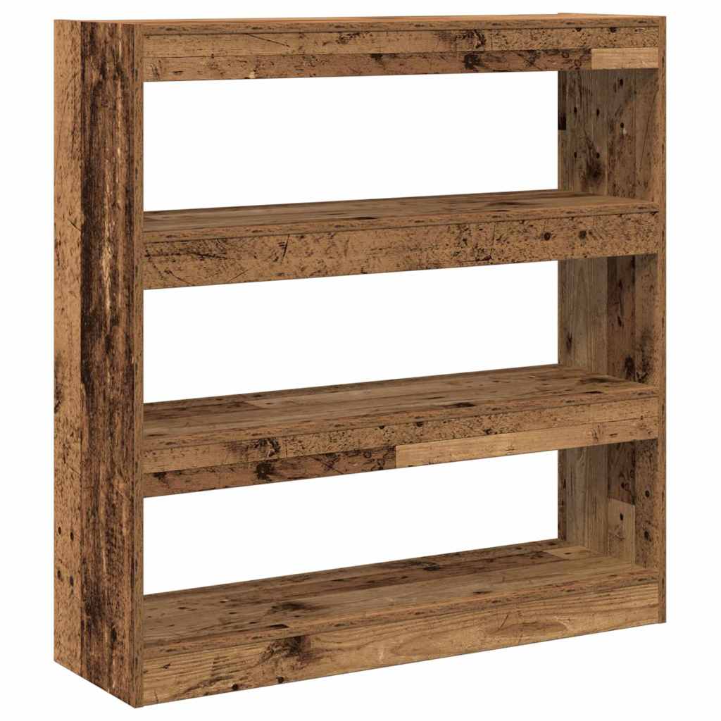 Armadio per Libri Legno vecchio 100 x 30 x 103 cm