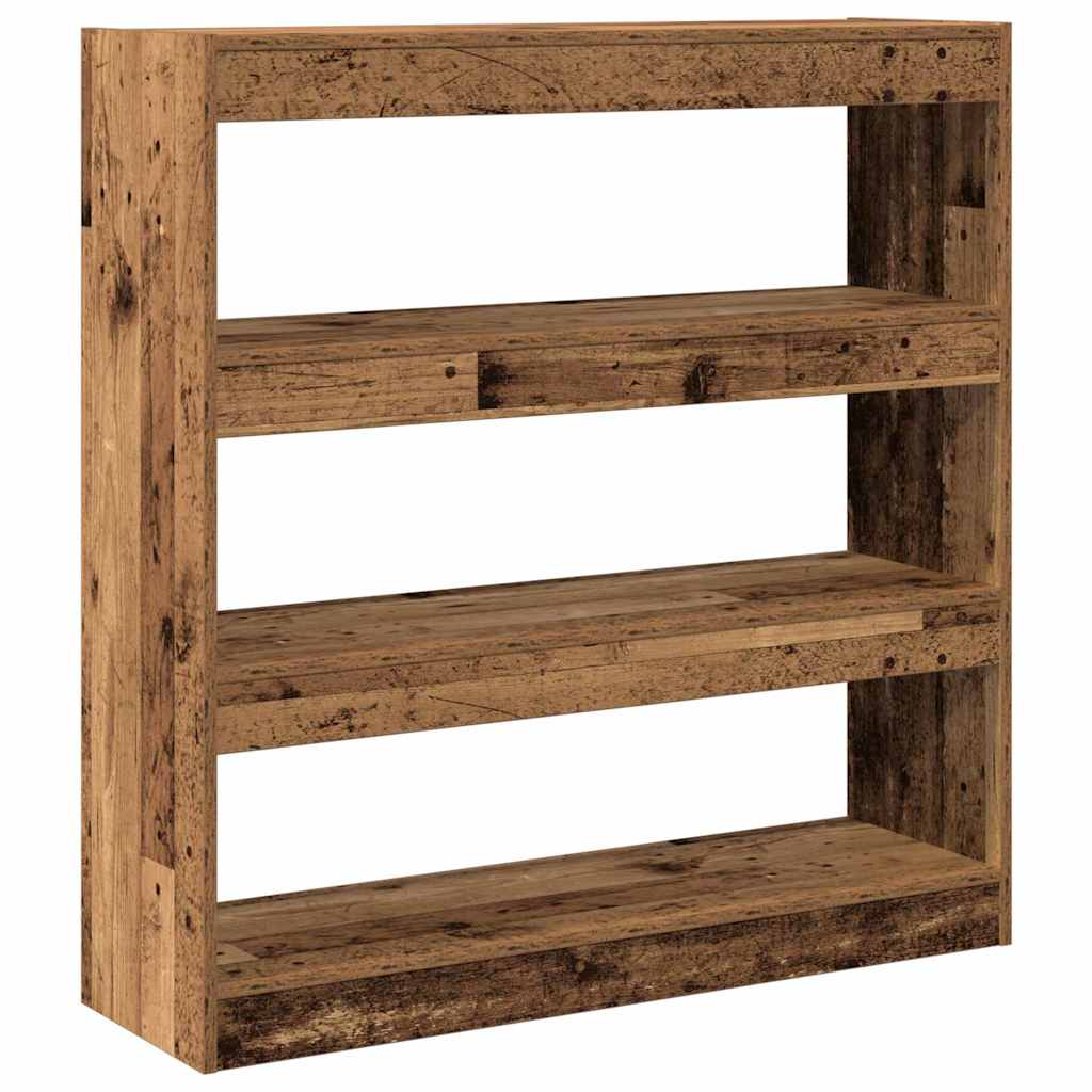 Armadio per Libri Legno vecchio 100 x 30 x 103 cm