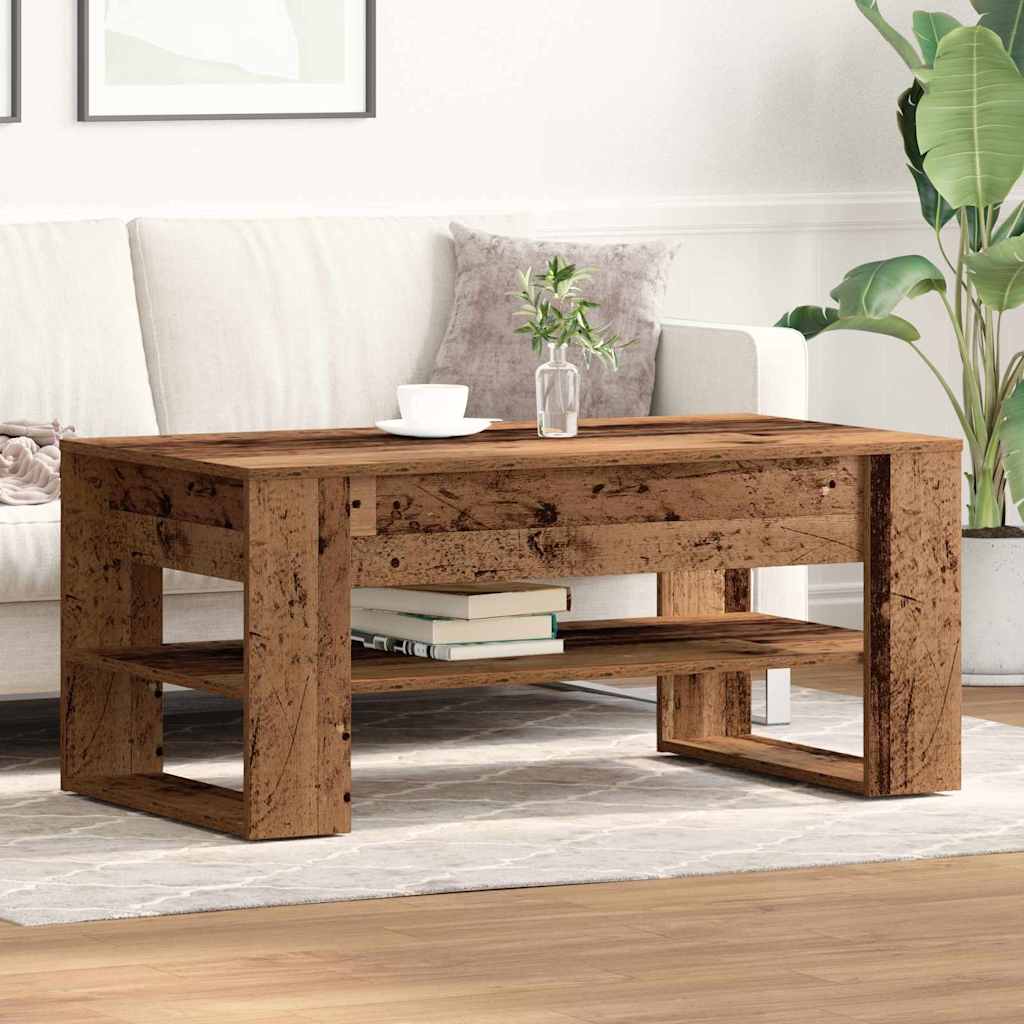 Tavolino da salotto Legno vecchio 102 x 55 x 45 cm