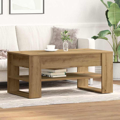 Tavolino da salotto Rovere artigianale 102 x 55 x 45 cm