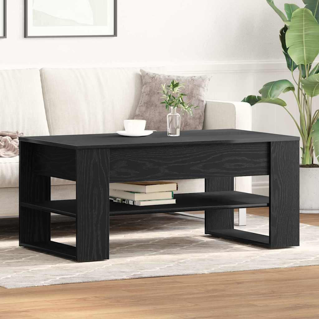 Tavolino da salotto Rovere Nero 102 x 55 x 45 cm