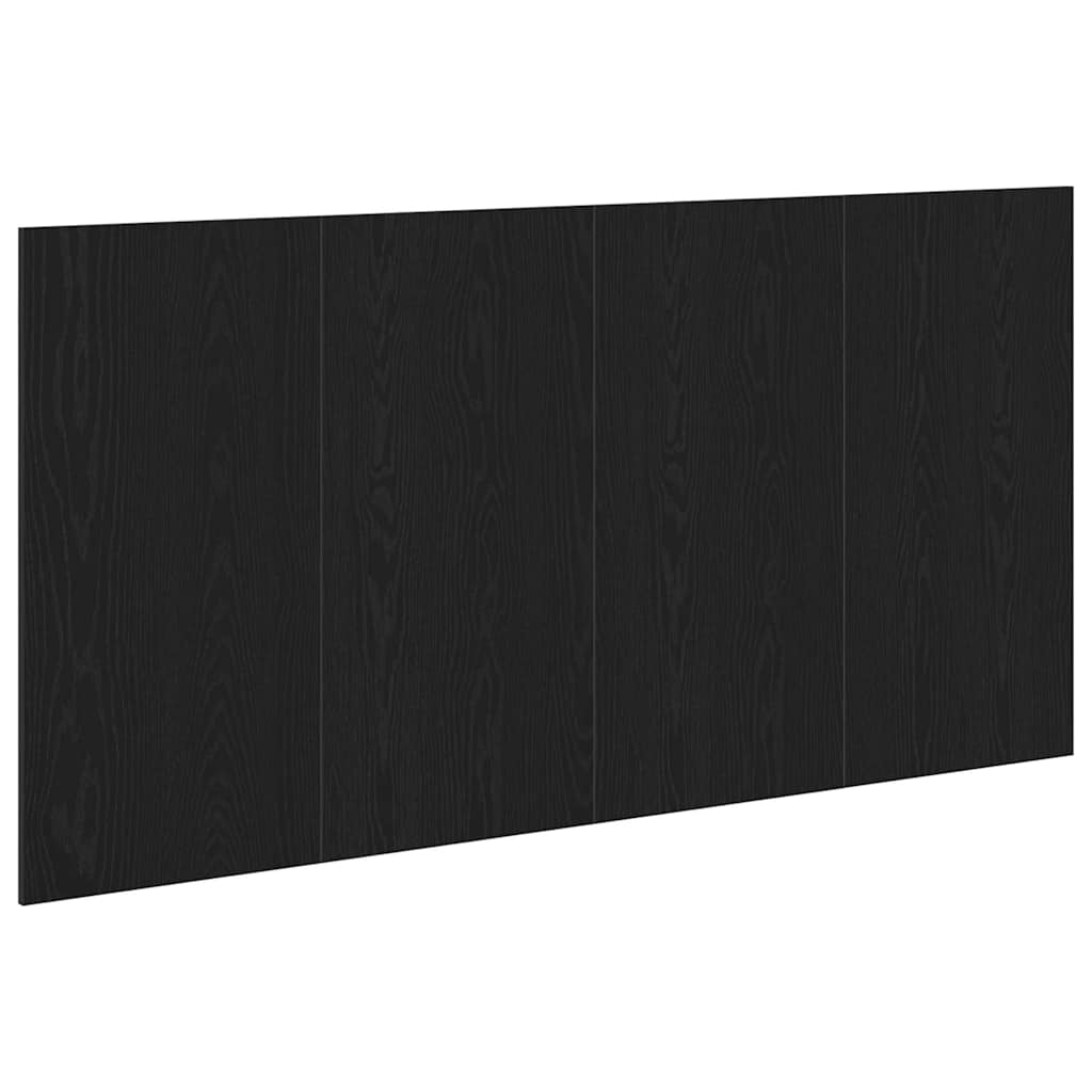 Testiera del letto con testiera Rovere Nero 160 x 1.5 x 80.5 cm
