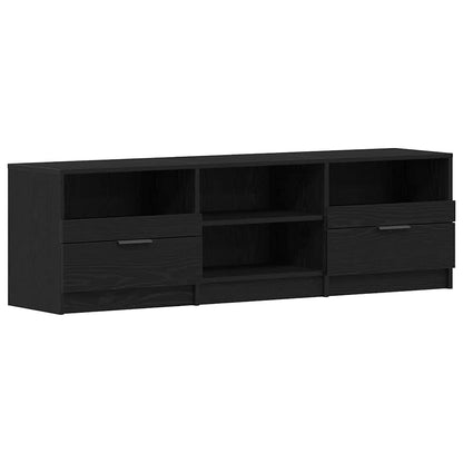 Mobile TV Rovere Nero 150 x 33,5 x 45 cm Legno multistrato