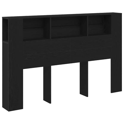 Testata del letto Rovere Nero 120 x 18.5 x 102.5 cm