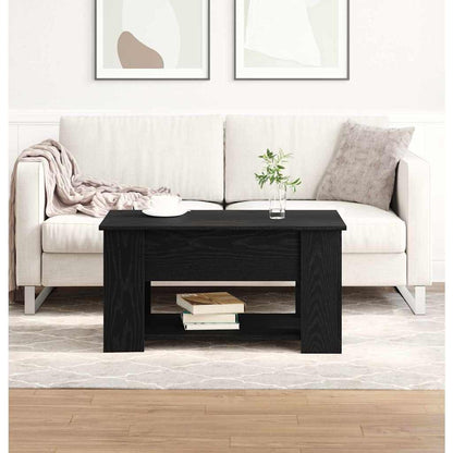 Tavolino da salotto Rovere Nero 79 x 49 x 41 cm