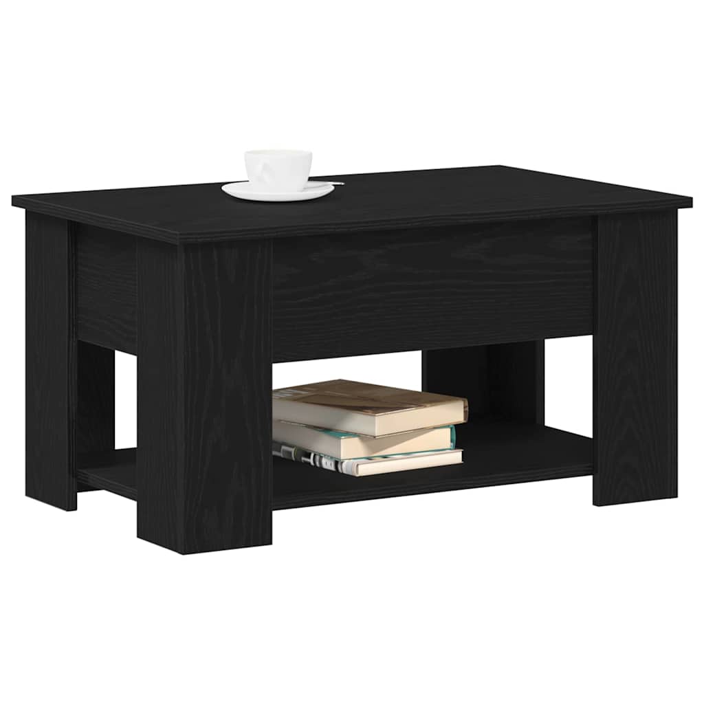 Tavolino da salotto Rovere Nero 79 x 49 x 41 cm