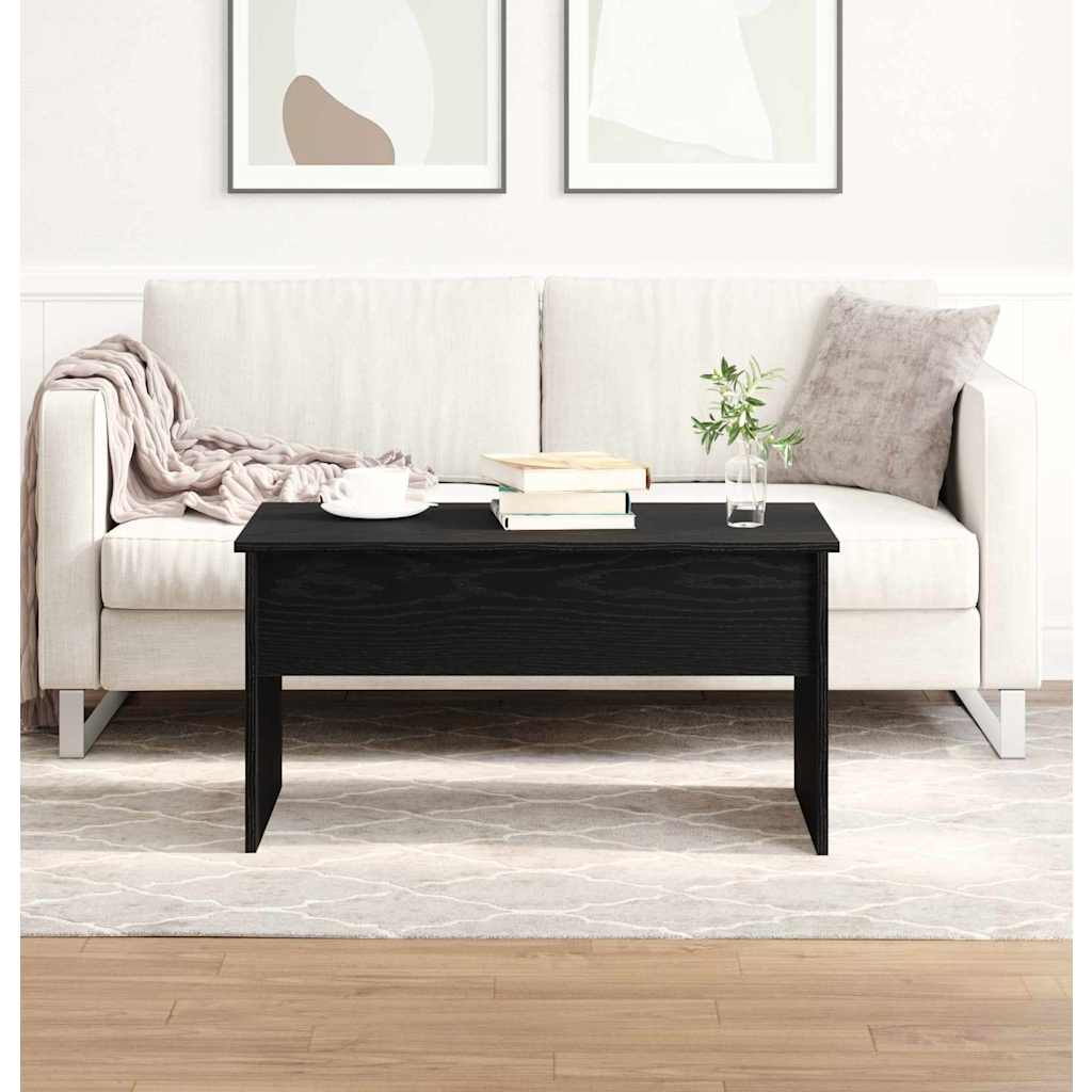 Tavolino da salotto Rovere Nero 80 x 50,5 x 41,5 cm