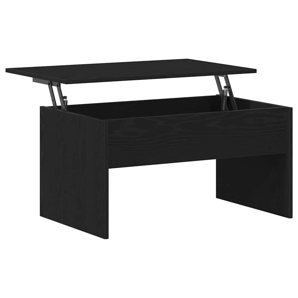 Tavolino da salotto Rovere Nero 80 x 50,5 x 41,5 cm