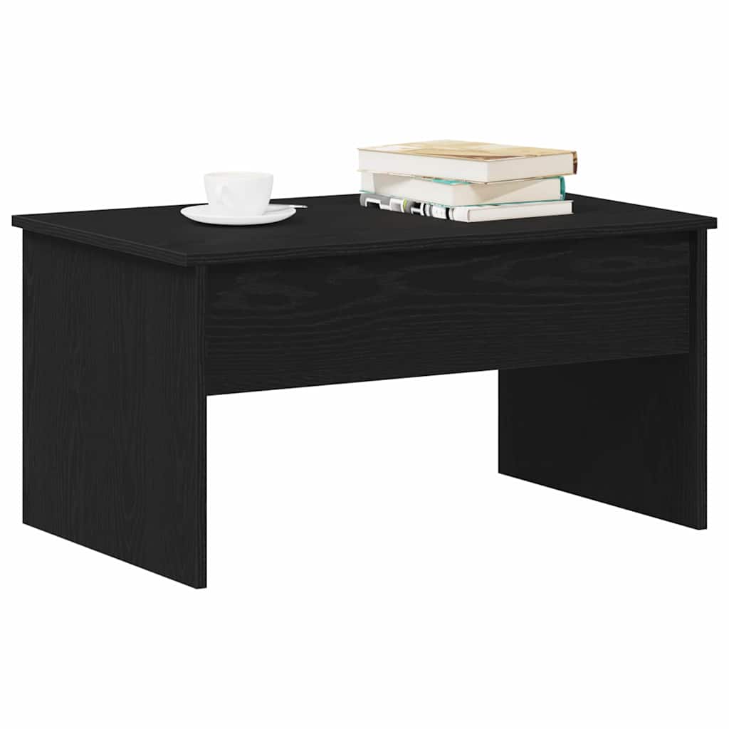 Tavolino da salotto Rovere Nero 80 x 50,5 x 41,5 cm