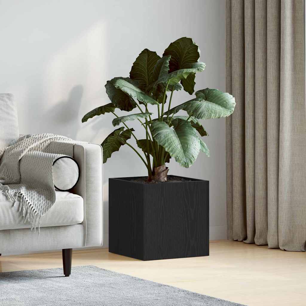 Scatola per vasi Rovere Nero 40 x 38.5 x 40 cm