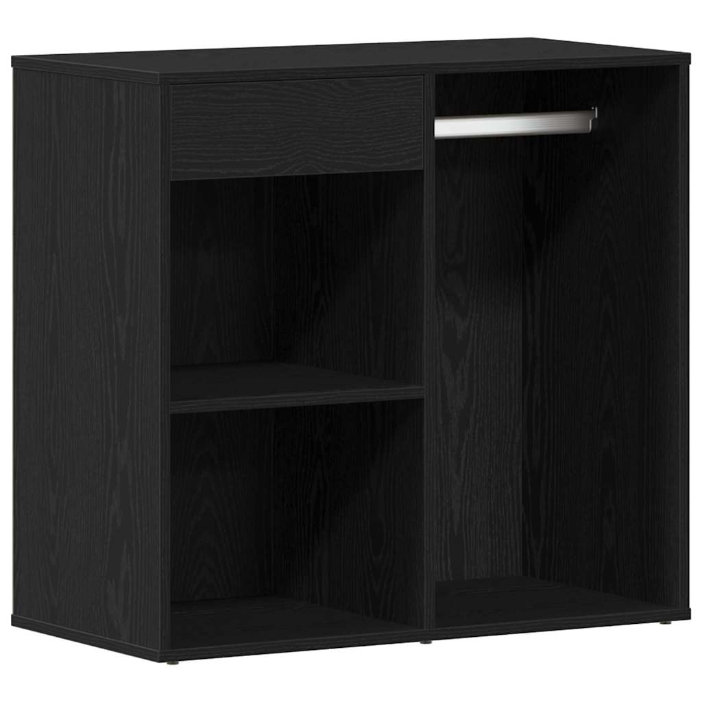 Mobiletto Cosmetico con cassetto Rovere Nero 80 x 40 x 75 cm