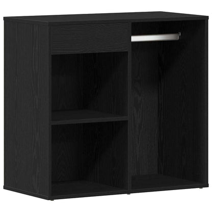 Mobiletto Cosmetico con cassetto Rovere Nero 80 x 40 x 75 cm