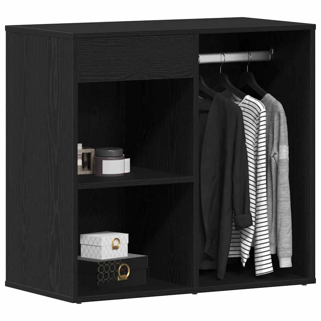 Mobiletto Cosmetico con cassetto Rovere Nero 80 x 40 x 75 cm