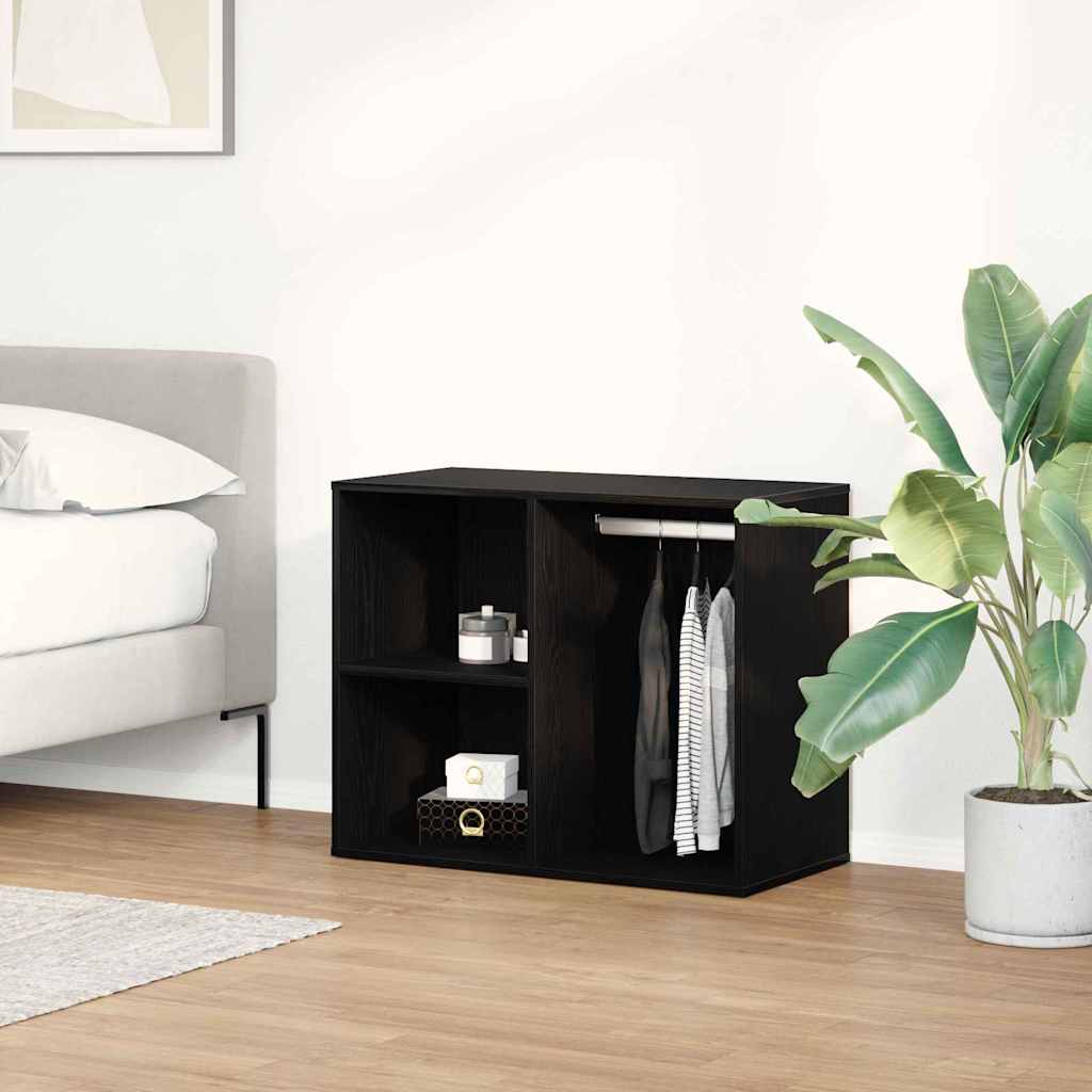 Mobiletto Cosmetico con lo scaffale Rovere Nero 80 x 40 x 65 cm