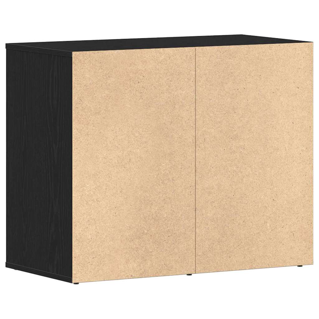 Mobiletto Cosmetico con lo scaffale Rovere Nero 80 x 40 x 65 cm