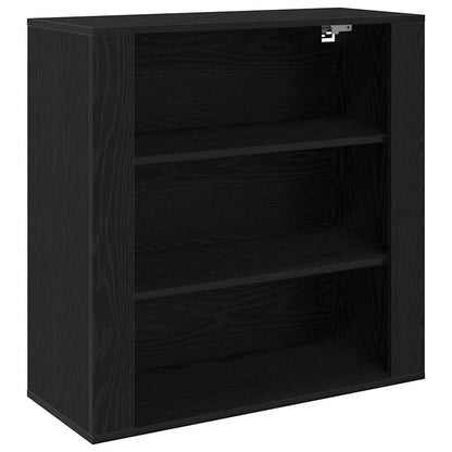 Armadietto a muro Rovere Nero 80 x 33 x 80 cm Legno multistrato
