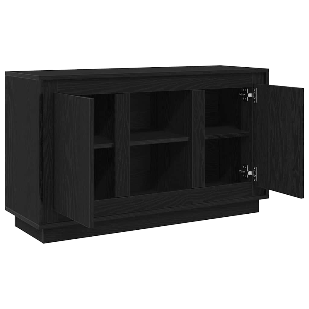 Credenza Rovere Nero 102 x 35 x 60 cm Legno multistrato