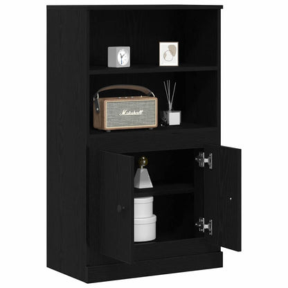 Highboard Rovere Nero 60 x 35.5 x 103.5 cm Legno multistrato