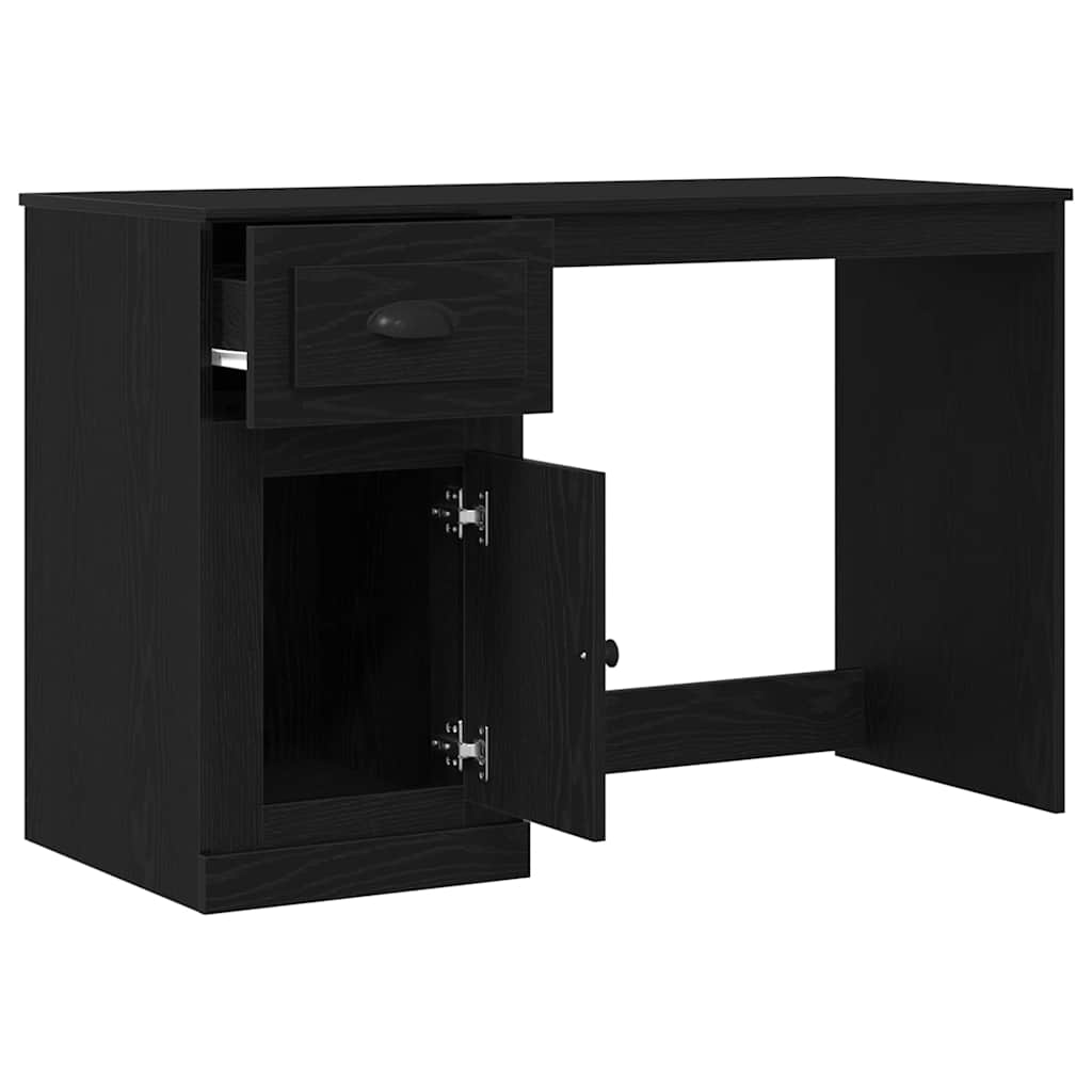 Scrivania Rovere Nero 50 x 115 x 75 cm Legno multistrato