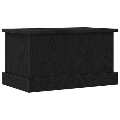 Scatola di Stoccaggio Rovere nero 50 x 30 x 28 cm