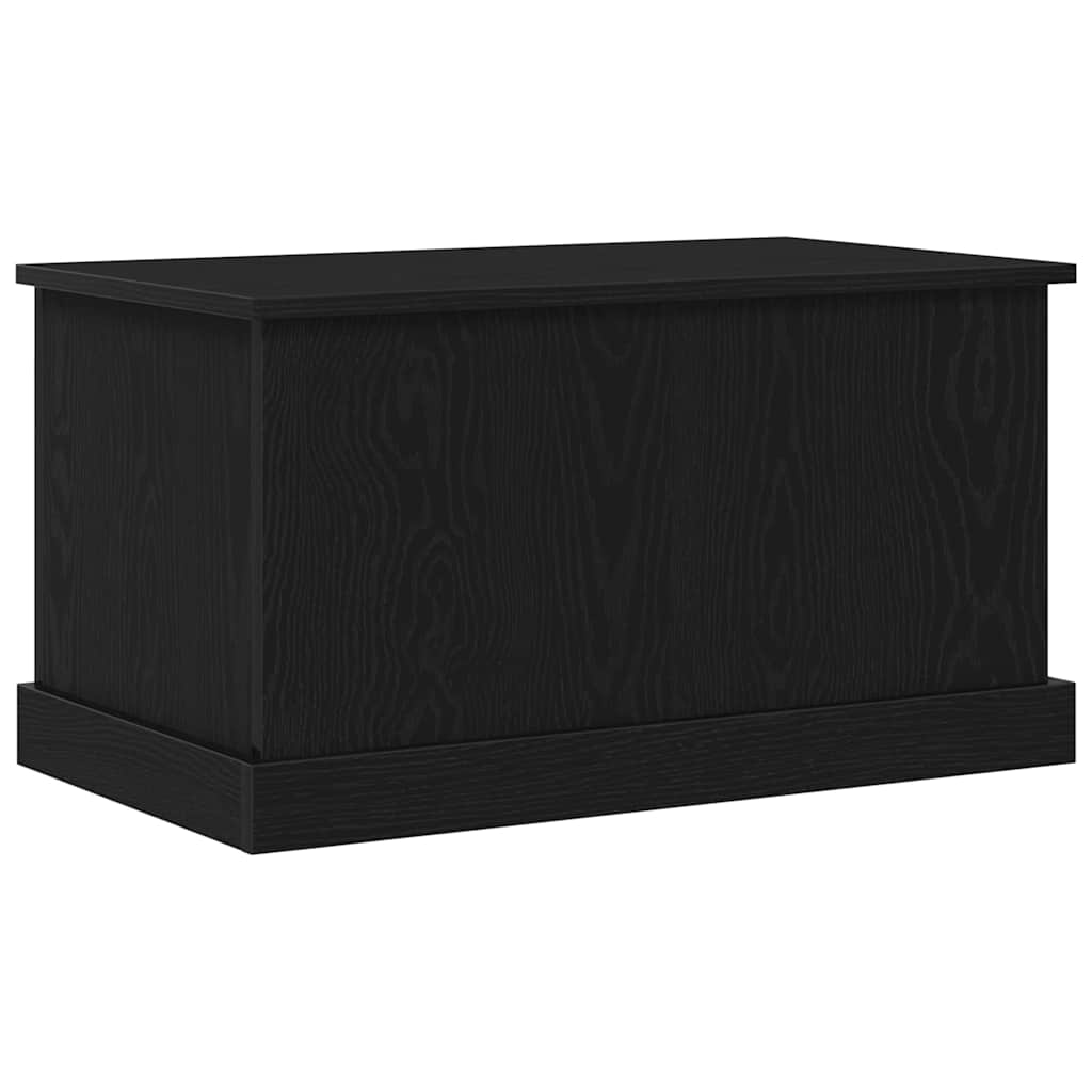 Scatola di Stoccaggio Rovere nero 70 x 40 x 28 cm