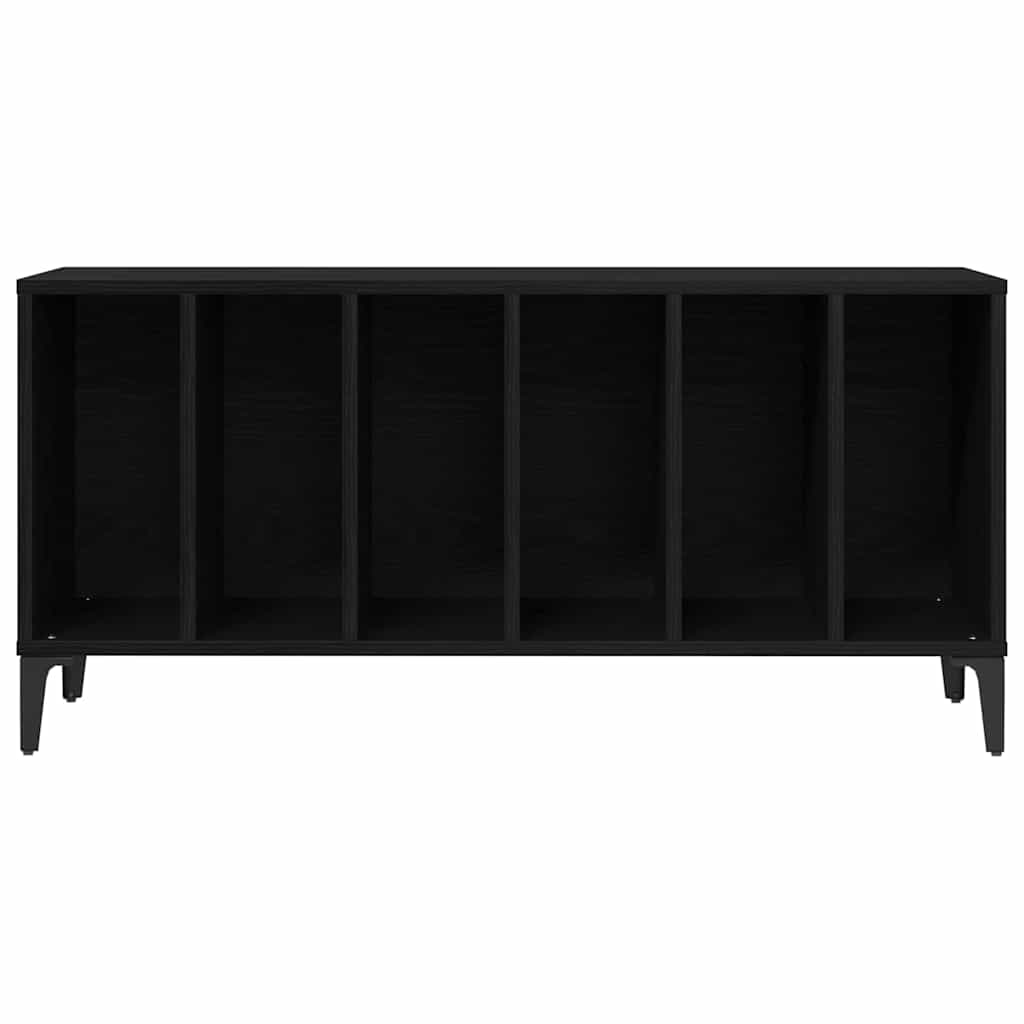 Mobile porta vinili Rovere Nero 100 x 38 x 48 cm