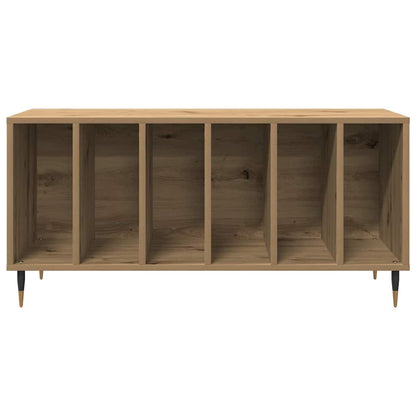Mobile porta vinili rovere artigianale 100 x 38 x 48 cm