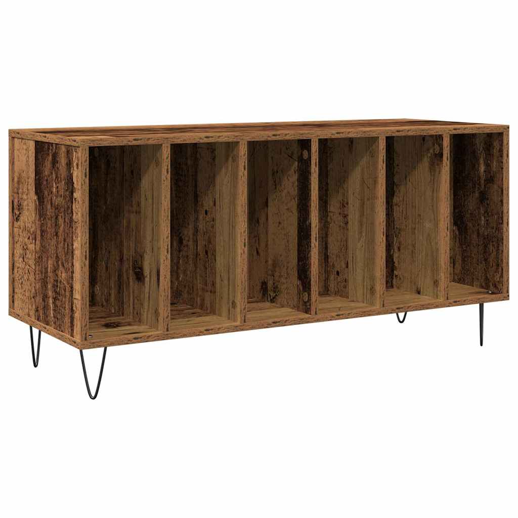 Mobile porta vinili Legno vecchio 100 x 38 x 48 cm