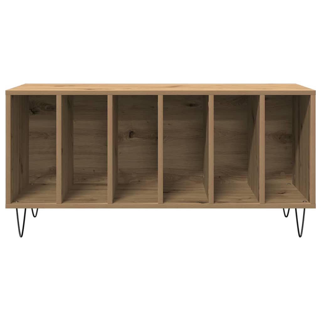 Mobile porta vinili rovere artigianale 100 x 38 x 48 cm